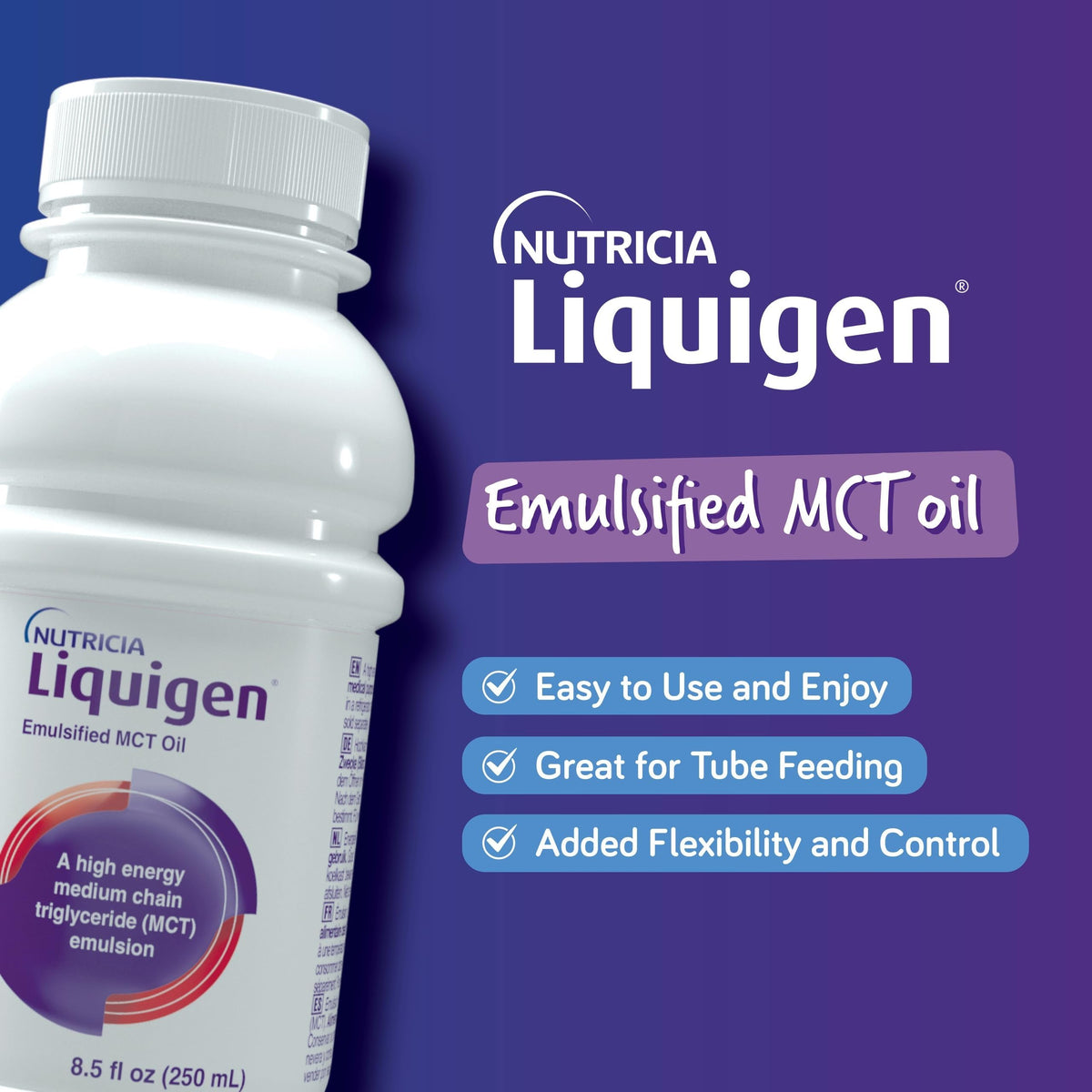 Nutricia Huile MCT Émulsifiée avec des ingrédients