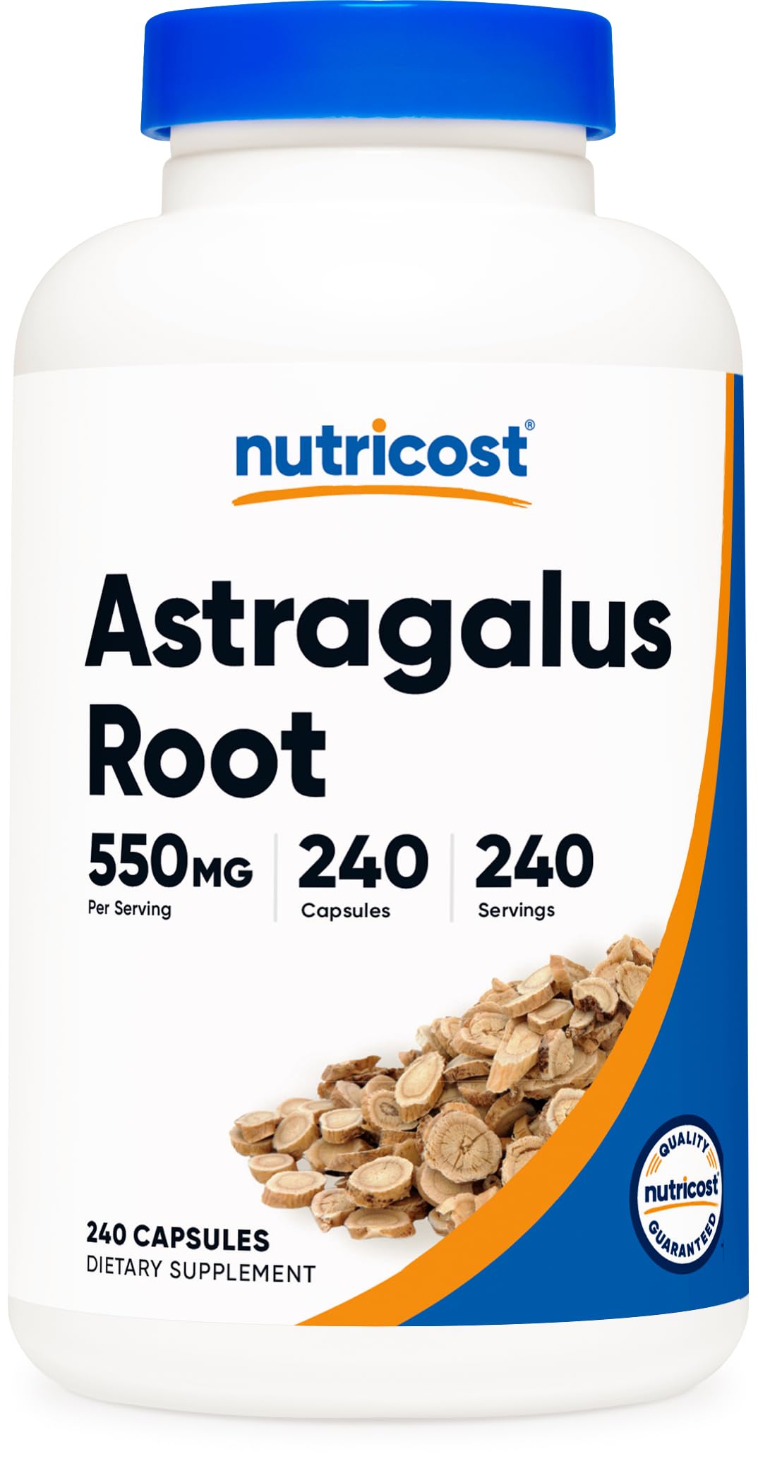 Nutricost Astragalus Capsules 550mg flacon de 240 capsules
