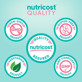 Nutricost BCAA pour Femmes montrant le dosage et le format