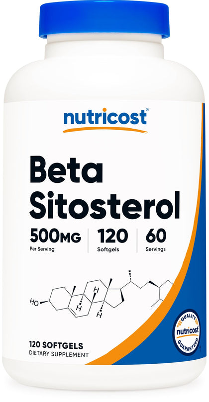 Nutricost Beta Sitosterol 120 capsules, vue de face