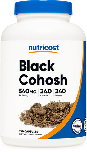 Nutricost Black Cohosh 540mg 240 Capsules, vue avant
