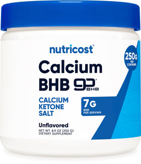 Nutricost Calcium BHB 250g contenant de poudre non aromatisée