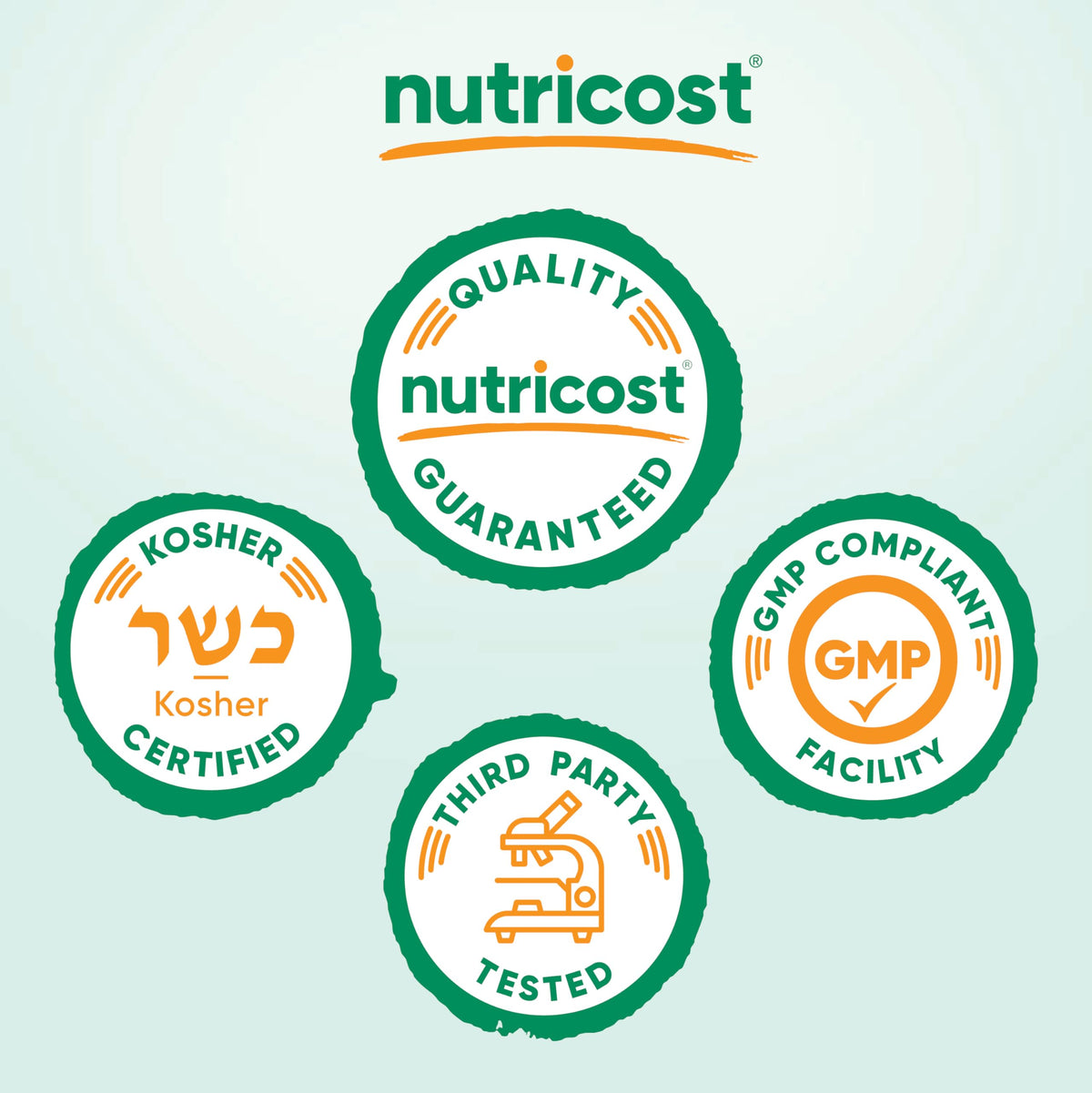 Nutricost Capsules Vides Vegan Taille 00 sur fond blanc