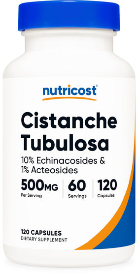 Nutricost Cistanche Tubulosa 120 capsules vue de face