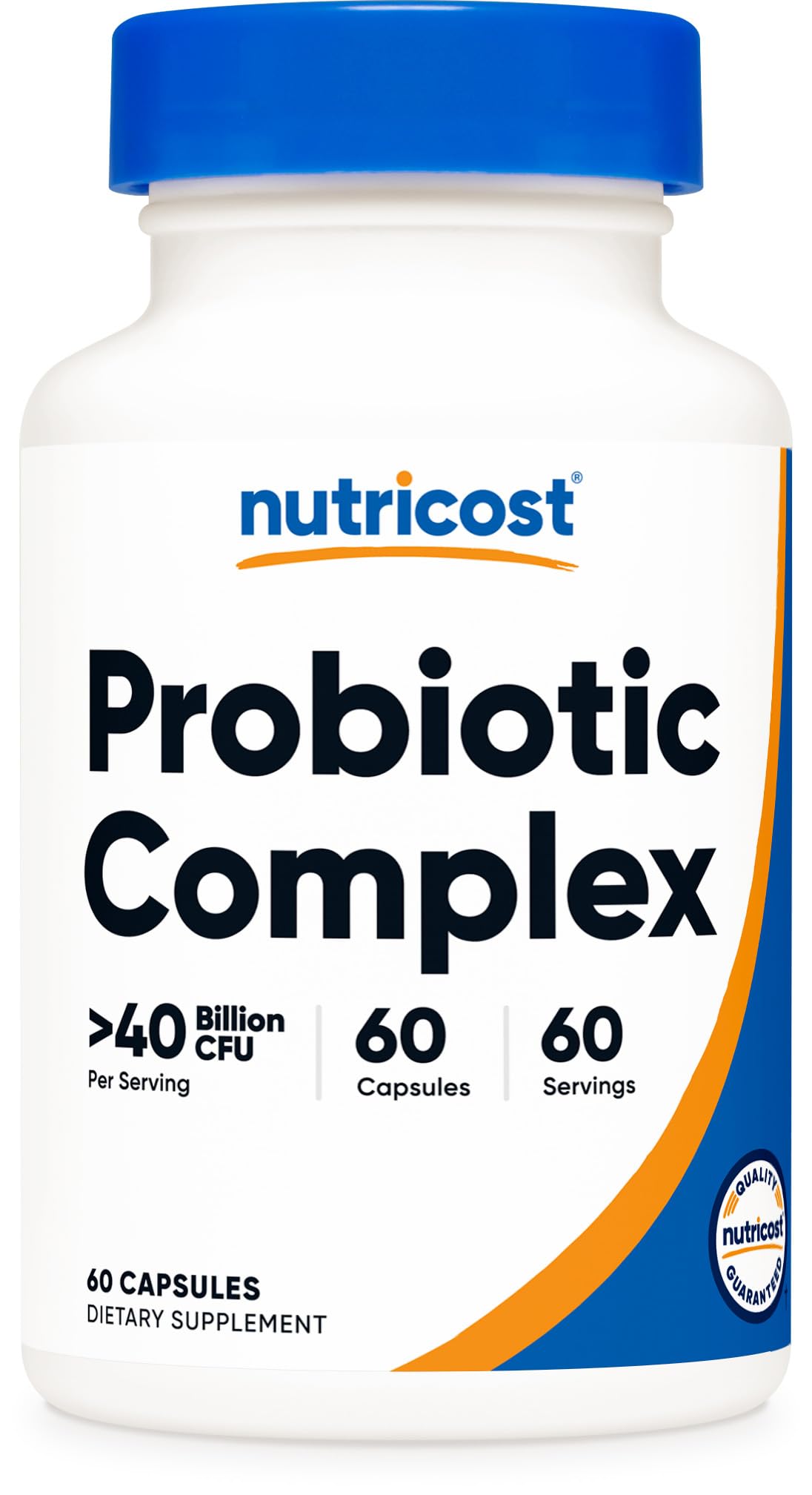 Nutricost Complex Probiotique 60 capsules vue de face