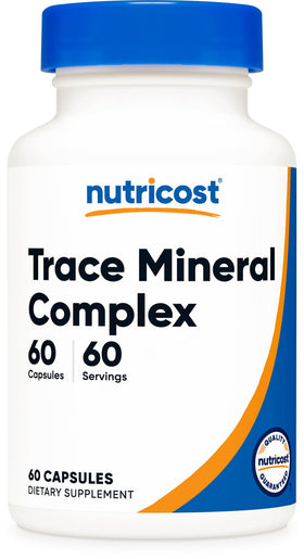 Nutricost Complexe de Minéraux Trace 60 Capsules - vue avant