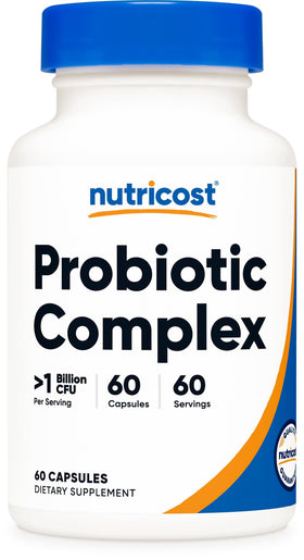 Nutricost Complexe Probiotique 60 Capsules vue de face