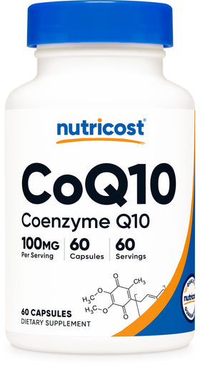 Nutricost CoQ10 100mg flacon de 60 capsules végétariennes
