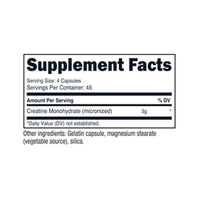 Nutricost Créatine Monohydrate 3000mg sur une table de sport