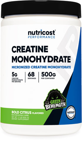 Nutricost créatine monohydrate 500g emballage avant