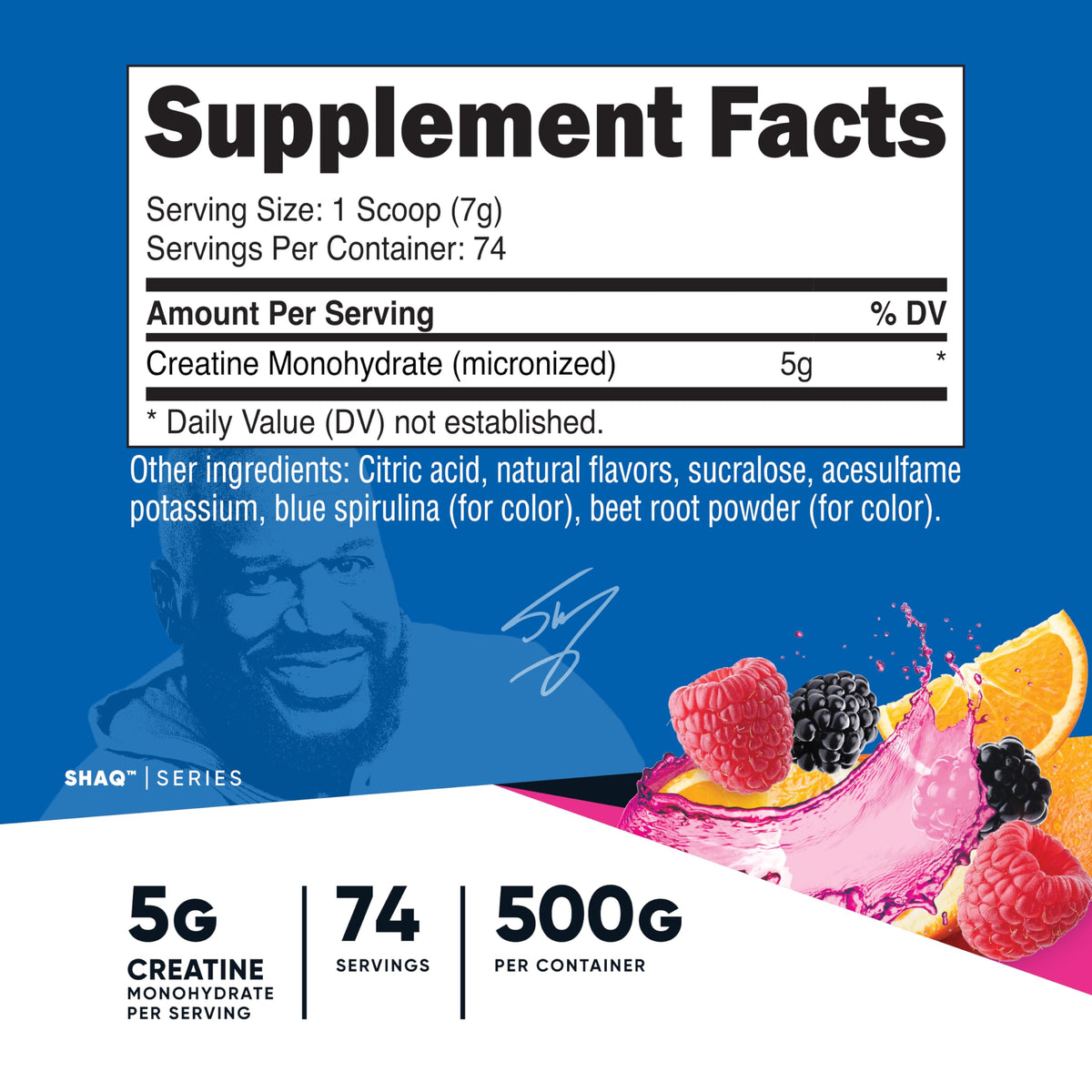 Nutricost créatine monohydrate 500g en poudre dans un verre