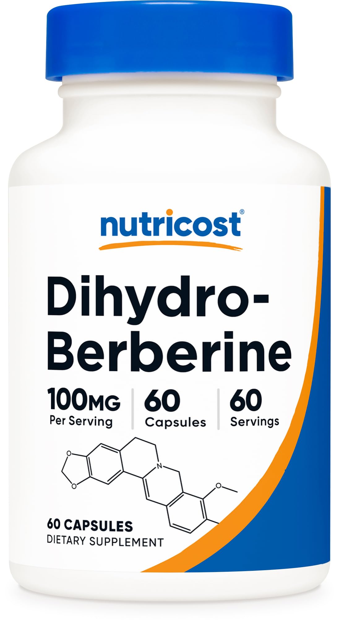 Nutricost Dihydroberberine 100mg Capsules vue de face