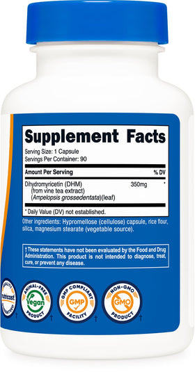 Nutricost Dihydromyricetin produit sur une table de cuisine