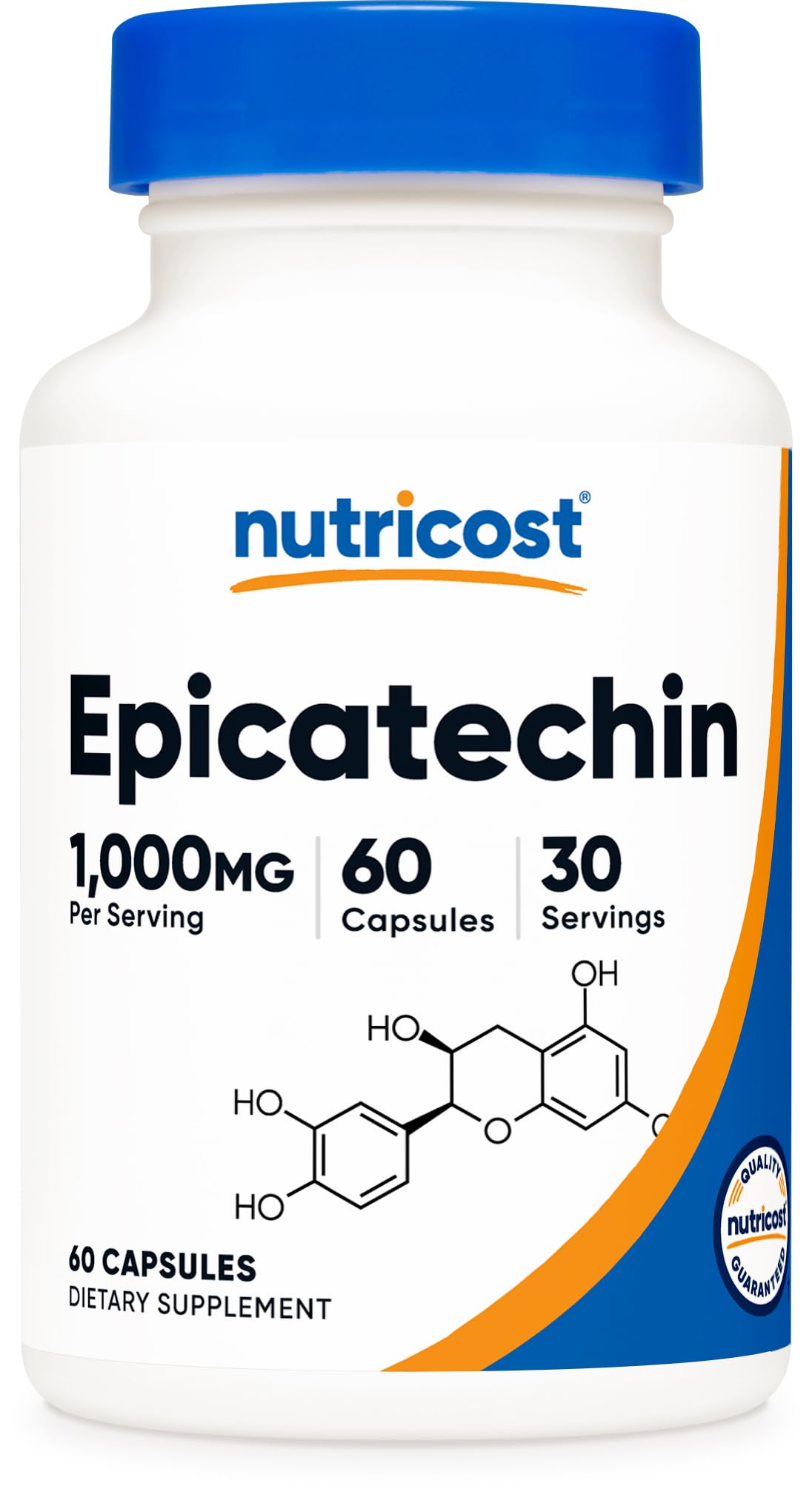 Nutricost Epicatechin 1000mg 60 Capsules vue avant