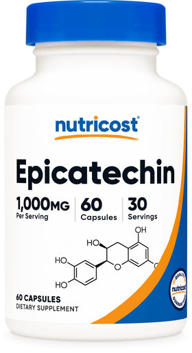 Nutricost Epicatechin 1000mg 60 Capsules vue avant