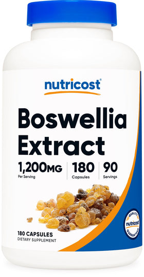Nutricost Extrait de Boswellia 180 capsules emballage avant