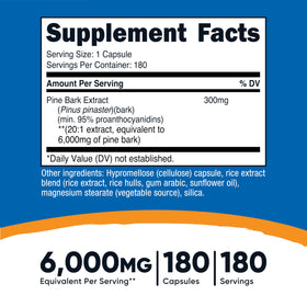 Nutricost Extrait de Bouleau contenant 300mg d'extrait par capsule