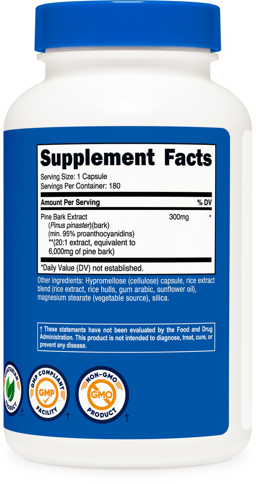 Nutricost Extrait de Bouleau sur un fond neutre