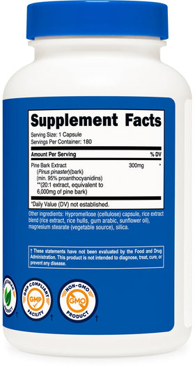 Nutricost Extrait de Bouleau sur un fond neutre