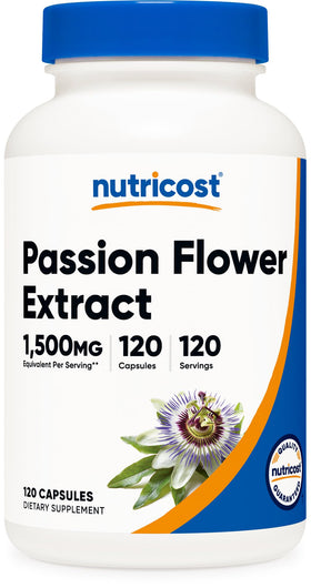 Nutricost Extrait de Fleur de Passion 375mg gélules vue avant