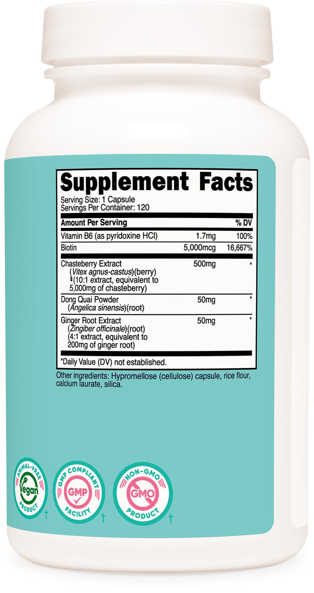 Nutricost Extrait de Gattilier 500mg sur une table
