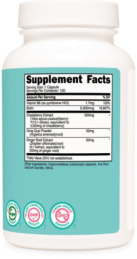 Nutricost Extrait de Gattilier 500mg sur une table
