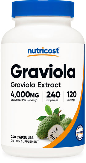 Nutricost Extrait de Graviola 240 capsules emballage avant