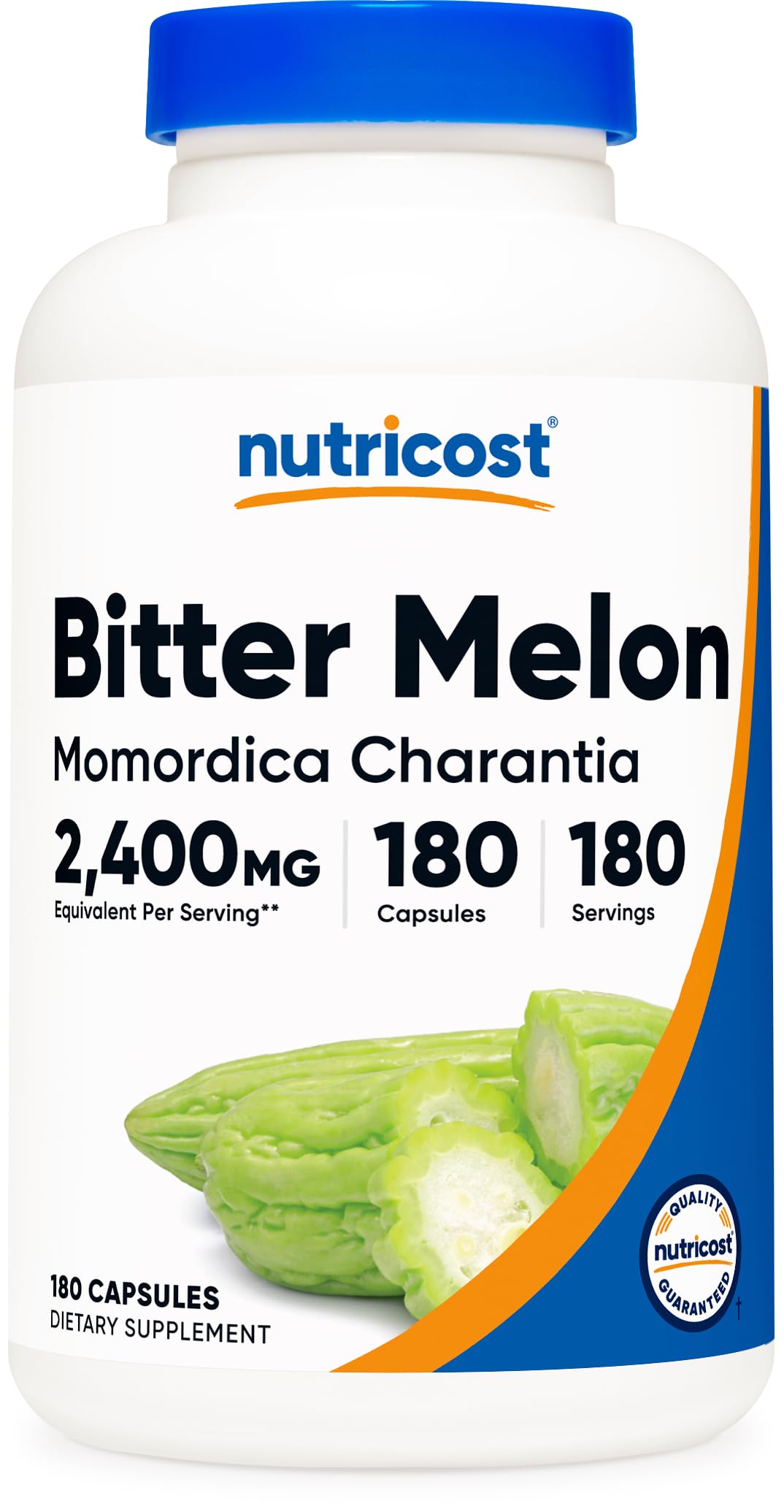 Nutricost Extrait de Melon Amer 180 Capsules vue avant