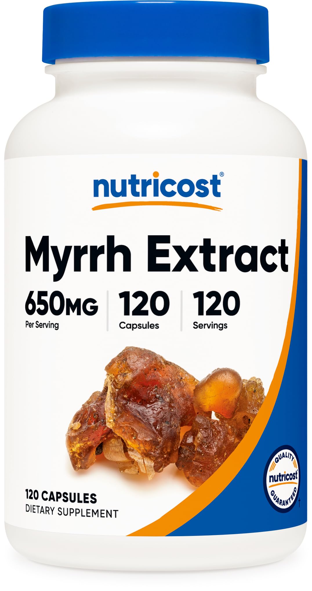 Nutricost Extrait de Myrrhe 120 Capsules vue avant