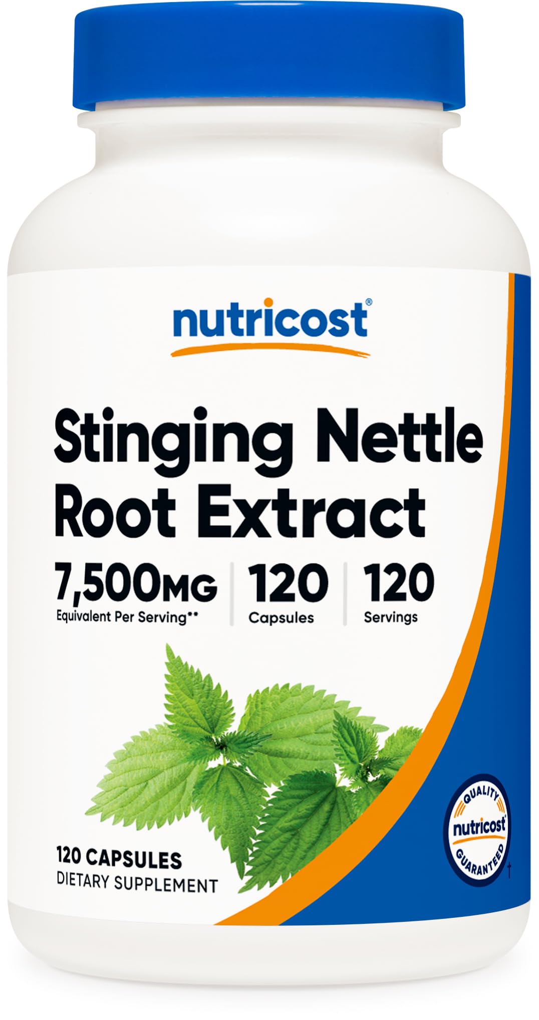 Nutricost Extrait de Racine d'Ortie 375mg bouteille vue de face