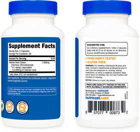 Nutricost Extrait de Racine de Valériane 120 Capsules en environnement naturel
