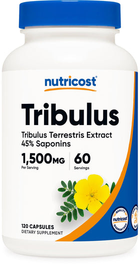Nutricost Extrait de Tribulus Terrestris 1500mg flacon avant
