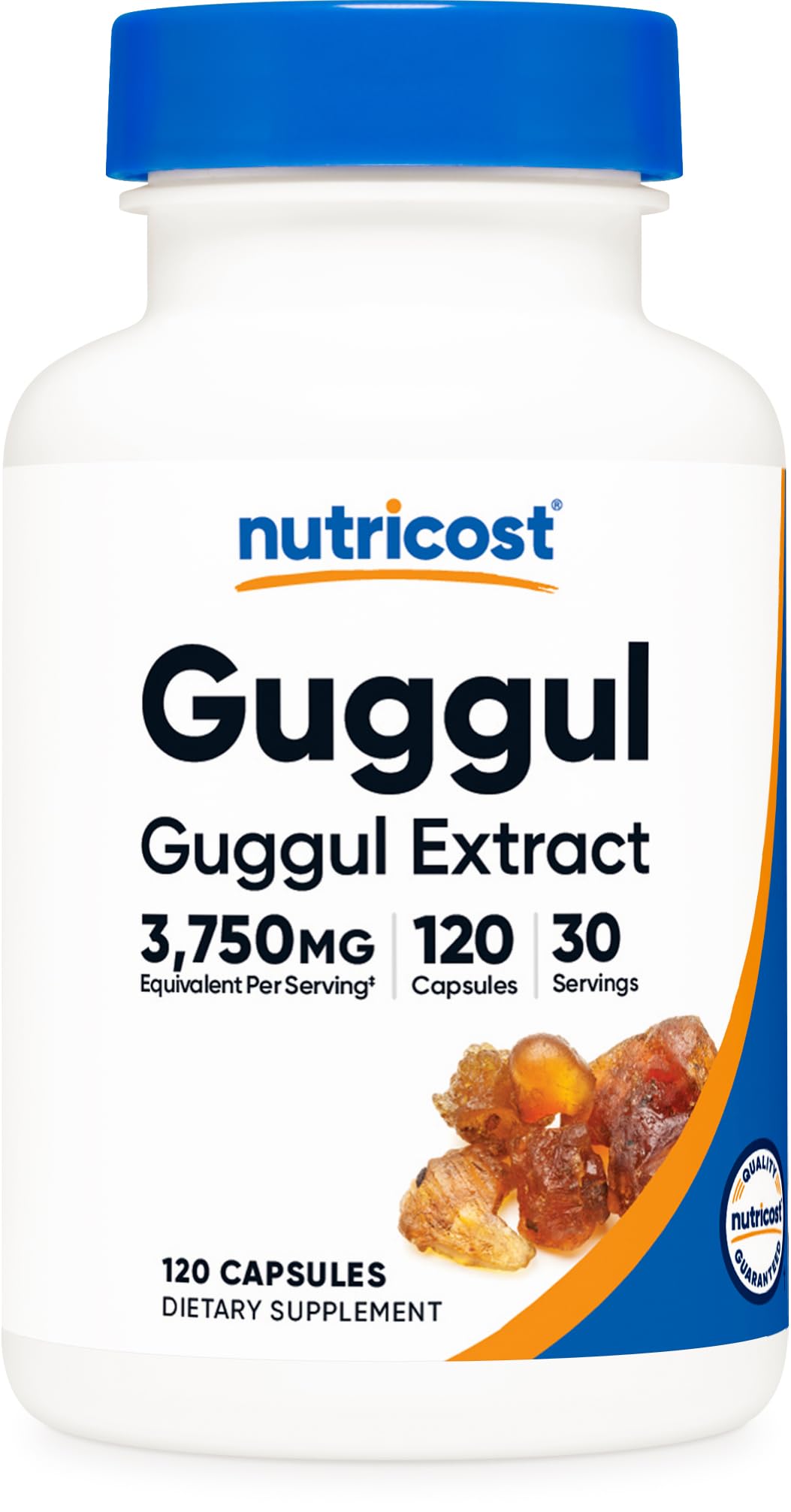 Nutricost Guggul Extract 120 capsules front view
