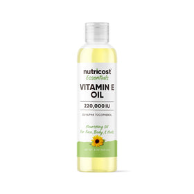 Nutricost Huile de Vitamine E 8 oz bouteille avant