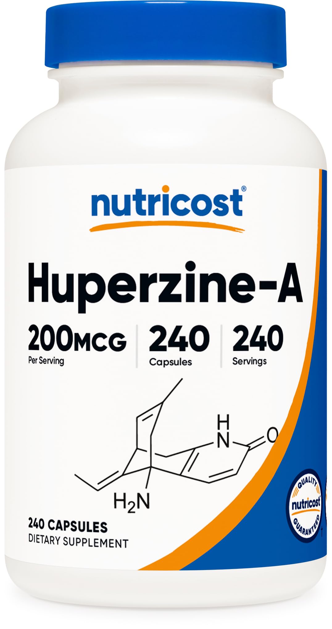 Nutricost Huperzine A Capsules 200mcg 240 Capsules front view
