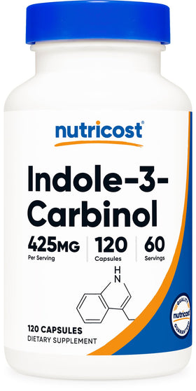 Nutricost Indole-3-Carbinol 425mg 120 Capsules vue avant