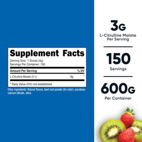 Nutricost L-Citrulline Malate 2:1 600g avec cuillère doseuse