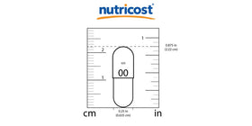 Nutricost L-Lysine 1000mg flacon avec couvercle bleu
