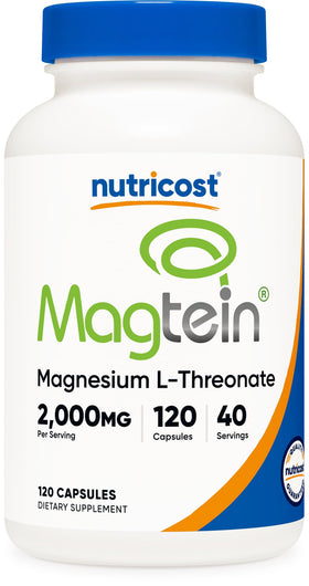 Nutricost Magnésium L-Thréonate 2000mg 120 capsules vue avant