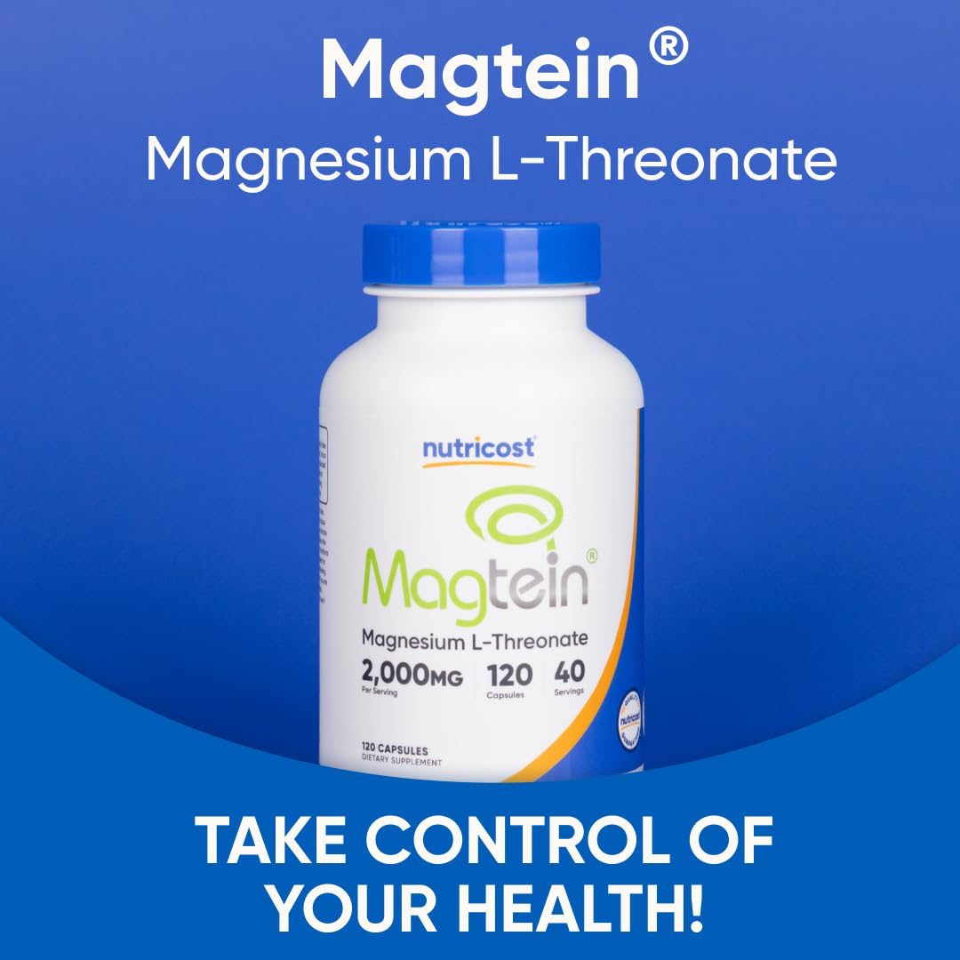 Nutricost Magnésium L-Thréonate 2000mg étiquette