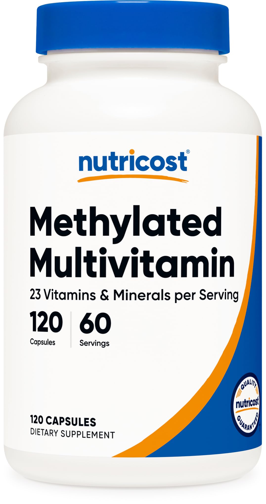 Nutricost Multivitamine Méthylée 120 capsules vue de face
