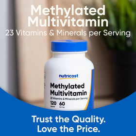 Nutricost Multivitamine Méthylée avec un fond naturel