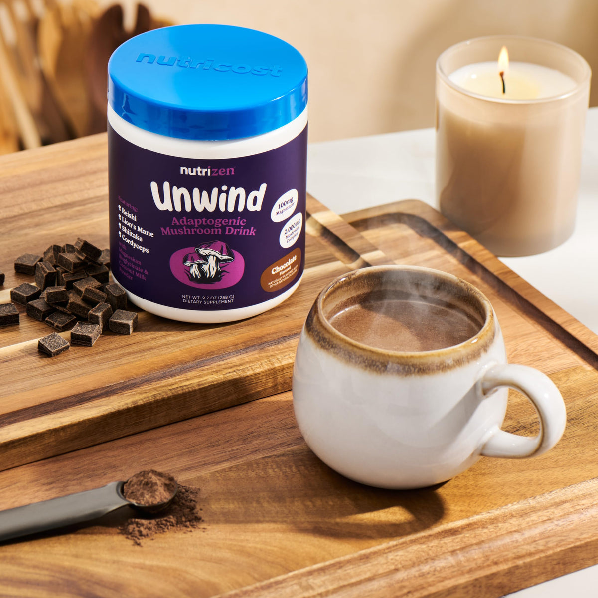 Nutricost Nutrizen PM Boisson Chocolat avec cuillère doseuse