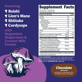 Nutricost Nutrizen PM Boisson Chocolat contenant ouvert avec poudre