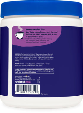 Nutricost Nutrizen PM Boisson Chocolat sur table avec tasse