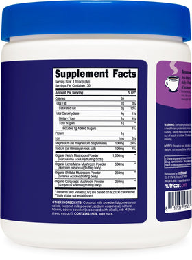 Nutricost Nutrizen PM boisson mocha dans un verre