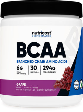 Nutricost Poudre BCAA Raisin 30 Portions vue avant