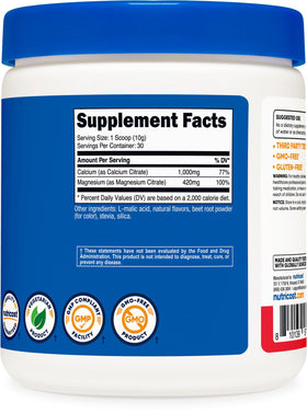 Nutricost Poudre de Calcium Magnésium avec cuillère doseuse
