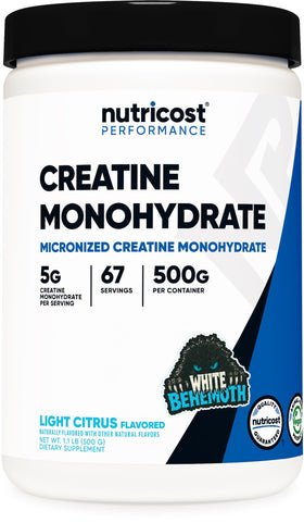 Nutricost Poudre de Créatine Monohydrate 500 g vue de face