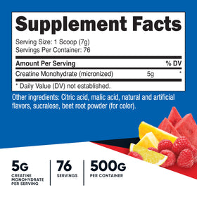 Nutricost Poudre de Créatine Monohydrate 500g packaging